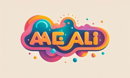 Psychedelic text logo saying 'Made with AI' in vibrant, swirling colors.