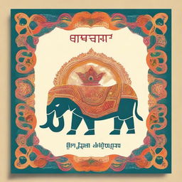 Create a book cover for the book titled 'भारत-भारतीय' written by 'मैथिलीशरण गुप्त'