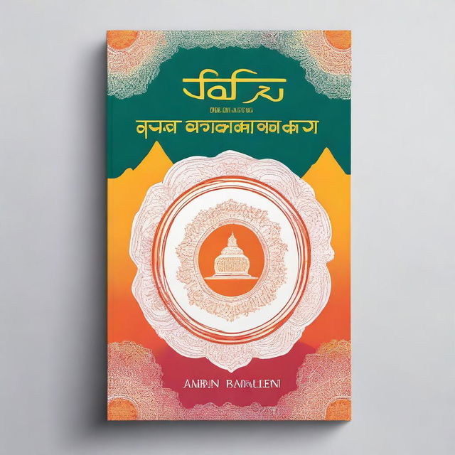 Create a book cover for the book titled 'भारत-भारतीय' written by 'मैथिलीशरण गुप्त'