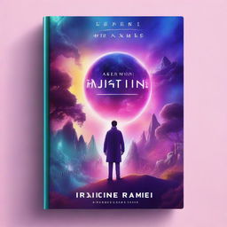 Create an AI-generated book cover featuring an imaginative and fantastical scene