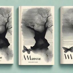 A captivating and artistic book cover for a novel