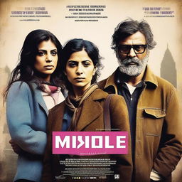 A British social realist film poster titled 'MIDLIFE'