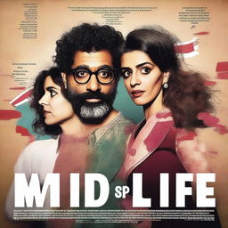 A British social realist film poster titled 'MID-LIFE'