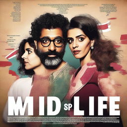 A British social realist film poster titled 'MID-LIFE'