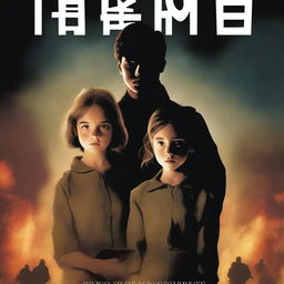 A book cover featuring two parents in shadows on either side and a girl in the middle reading two letters