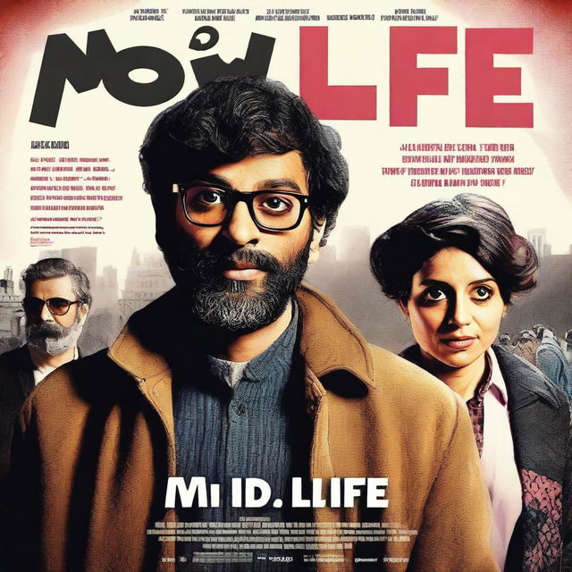 A British social realist film poster titled 'MID-LIFE'