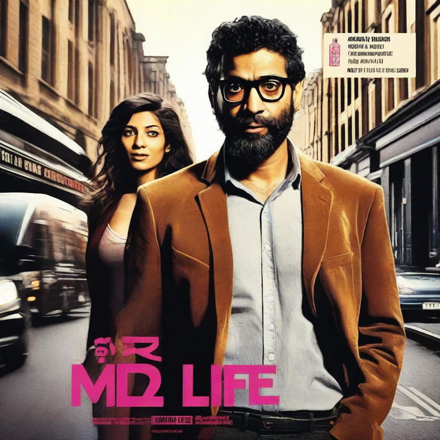 Movie poster for an exciting, sexy indie thriller called 'MID-LIFE'