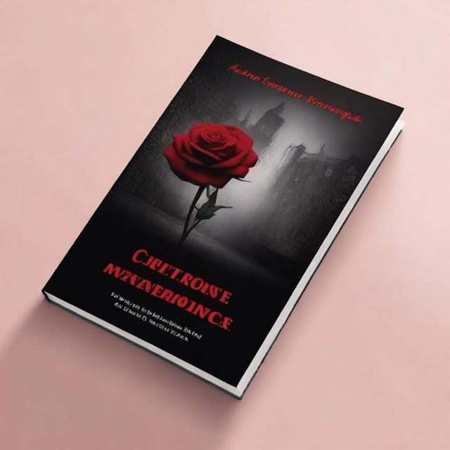 Design a book cover for a crime-related romantic novel