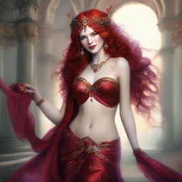 The fantasy goddess of revelry and passion called Inebria is a figure of revelry and mirth