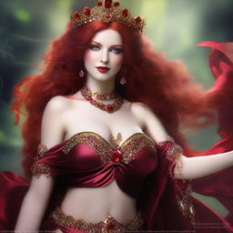 The fantasy goddess of revelry and passion called Inebria is a figure of revelry and mirth