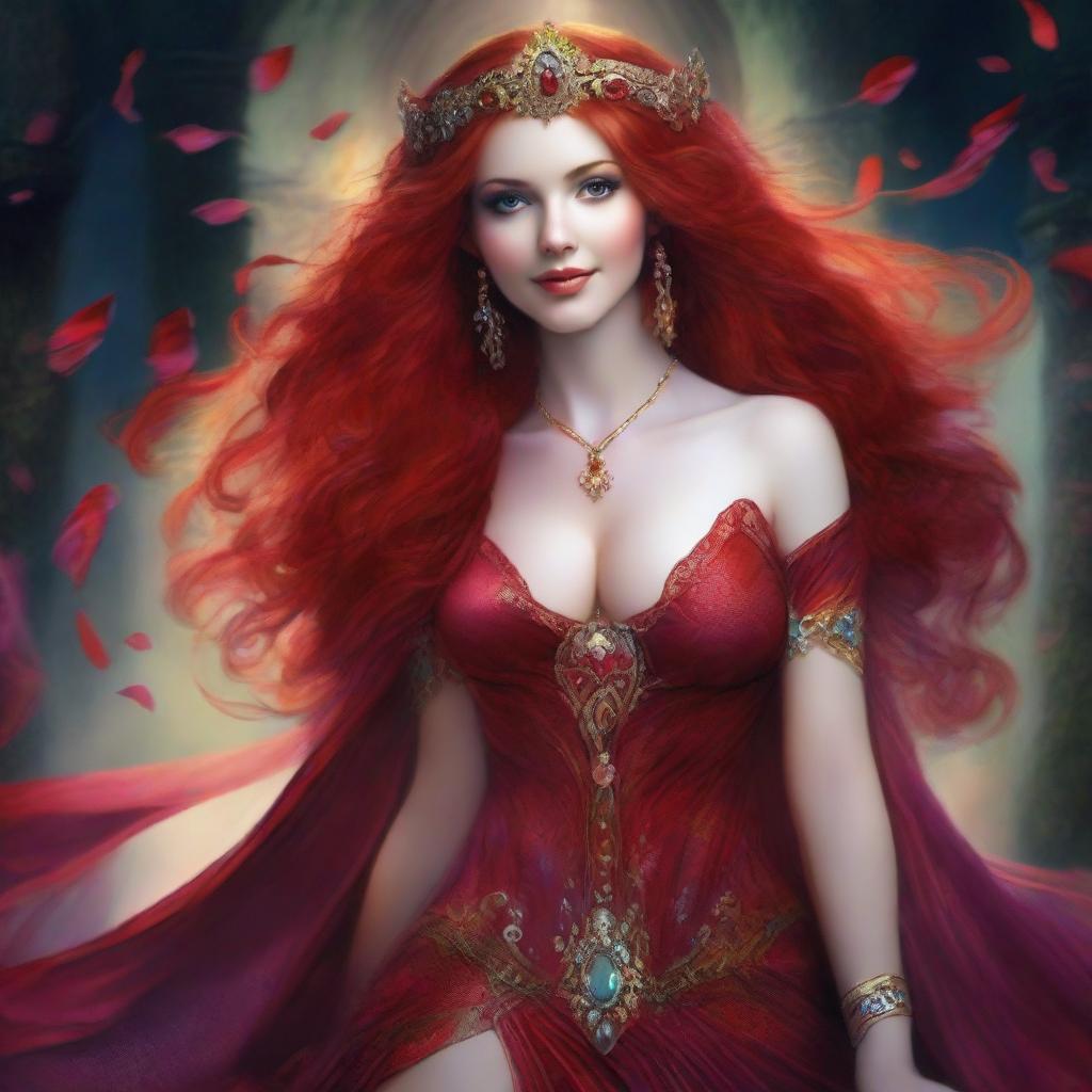 The fantasy goddess of revelry and passion called Inebria is a figure of revelry and mirth