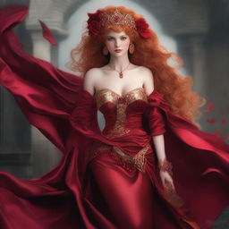 The fantasy goddess of revelry and passion called Inebria is a figure of revelry and mirth