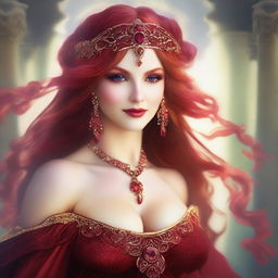 The fantasy goddess of revelry and passion called Inebria is a figure of revelry and mirth