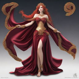 The fantasy goddess of revelry and passion called Inebria is a figure of revelry and mirth