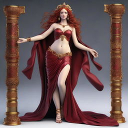 The fantasy goddess of revelry and passion called Inebria is a figure of revelry and mirth