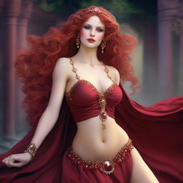 The fantasy goddess of revelry and passion called Inebria is a figure of revelry and mirth