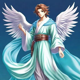 The god of communication and travel called Aeris is a swift and graceful young man