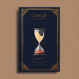 Create a background with a dark palette featuring an hourglass