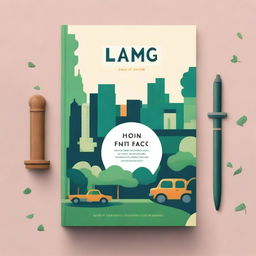 A detailed book cover for a law book focusing on crime based on environmental patterns