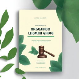 A book cover for a law book titled 'Prevention of Organized Crime Based on Environmental Patterns'