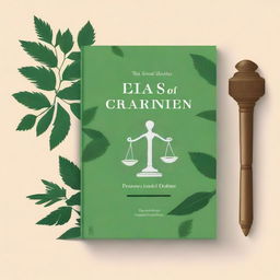 A book cover for a law book with the subject 'Prevention of Organized Crime Based on Environmental Patterns'