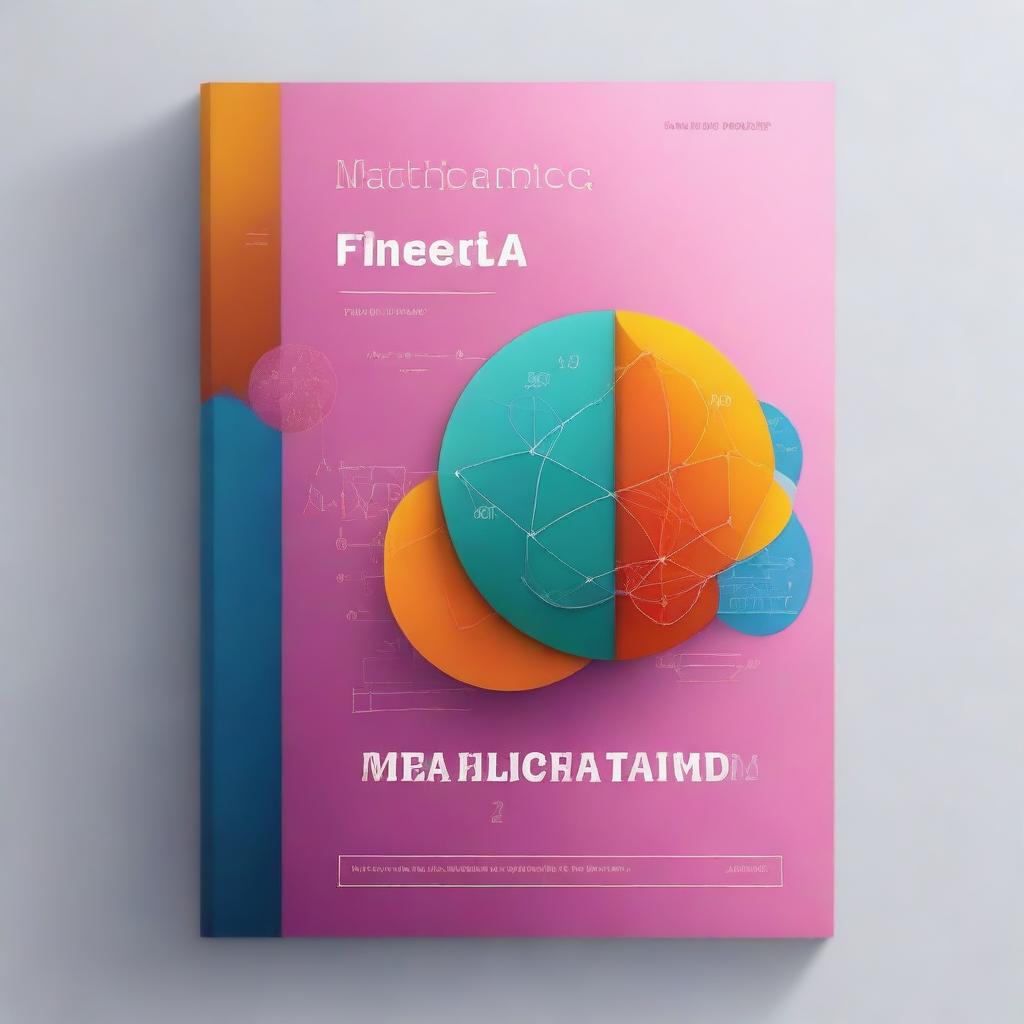 A captivating book cover for a mathematics textbook