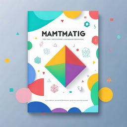 A captivating book cover for a mathematics textbook