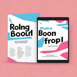 Create a professional ebook cover for 'Blog Traffic Boom: Tips for Getting More Visitors to Your Blog & Boost Engagement'