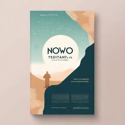 Create a cover for a booklet titled: 'Novo Testamento II'