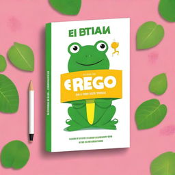 Create a book cover for the book 'Eat That Frog'