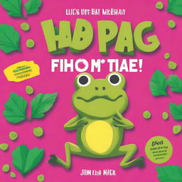 Create a book cover for the book 'Eat That Frog'