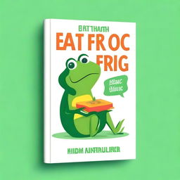 Create a book cover for the book 'Eat That Frog'