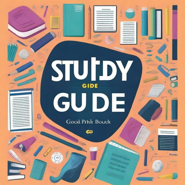 A colorful and engaging cover for a study guide