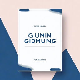 A minimal and professional cover for a study guide with dark blue borders