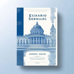 Create an elegant, modern, and commercially appealing book cover for 'Dicionário Histórico-Geográfico do Estado do Espírito Santo' by Gilber Rubim Rangel