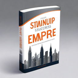 Create a compelling book cover for a book titled 'From Startup to Empire: Franchise Success and Leadership Stories