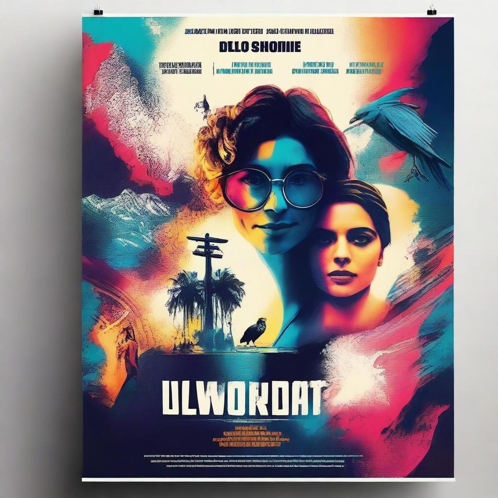 Create a vibrant and captivating poster for a short film