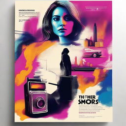 Create a vibrant and captivating poster for a short film