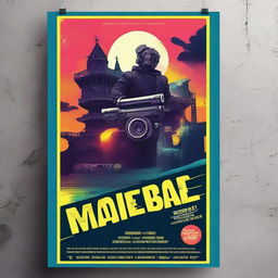 Create a vibrant and captivating poster for a short film