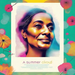 Create a vibrant and captivating poster for a drama short film titled 'A Summer Cloud'