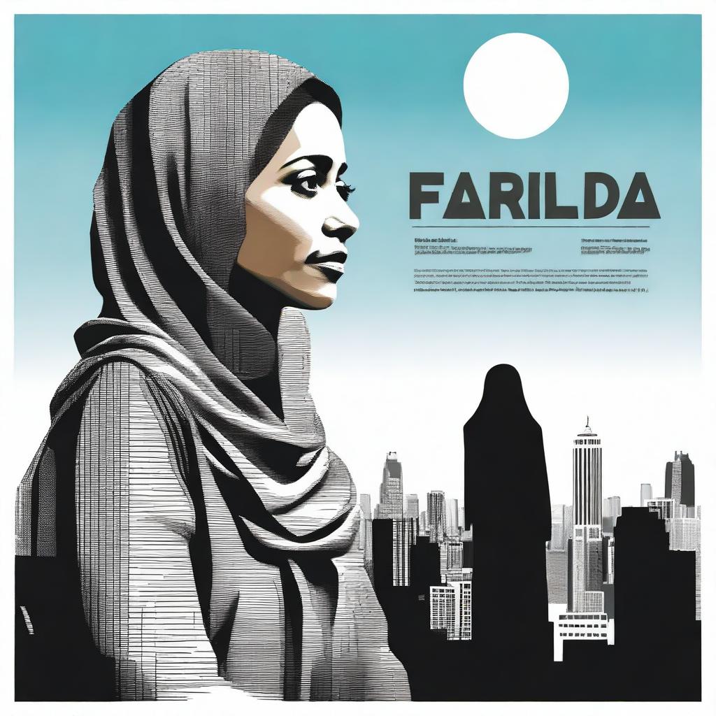 Create a film poster featuring Farida, a 40-year-old woman, who is anxiously awaiting the results of her premarital fertility tests