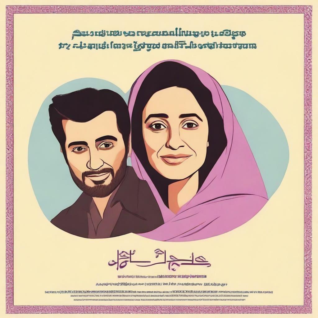 Create a poster for a drama short film about Farida, a 40-year-old woman who goes to receive the results of premarital tests she insisted on taking to ensure her fertility