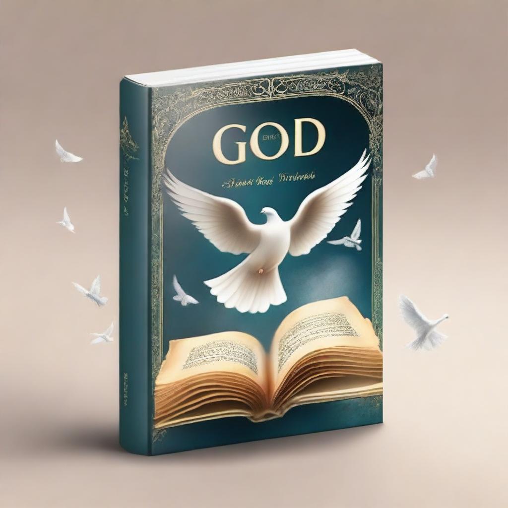 Create a book cover for a book titled 'GOD’S SPIRITUAL KNOWLEDGE WHICH SETS YOU FREE INDEED'