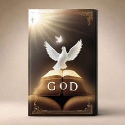 Create a book cover for a book titled 'GOD’S SPIRITUAL KNOWLEDGE WHICH SETS YOU FREE INDEED'