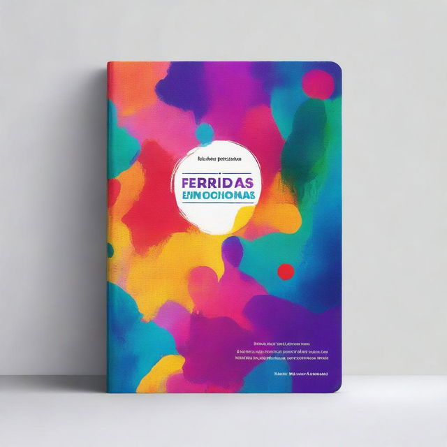 Create a book cover for an ebook titled 'Feridas Emocionais' on an iPad