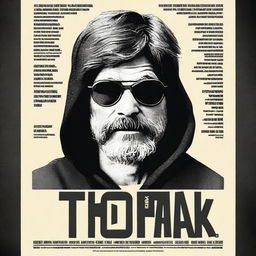 A movie poster for a film about Ted Kaczynski, also known as the Unabomber