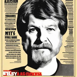 A movie poster for a film about Ted Kaczynski, also known as the Unabomber