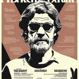 A movie poster for a film about Ted Kaczynski, also known as the Unabomber