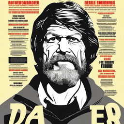 A movie poster for a film about Ted Kaczynski, also known as the Unabomber