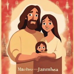 A movie poster for a film titled 'Macheta and Jabłko' set in the era of Jesus